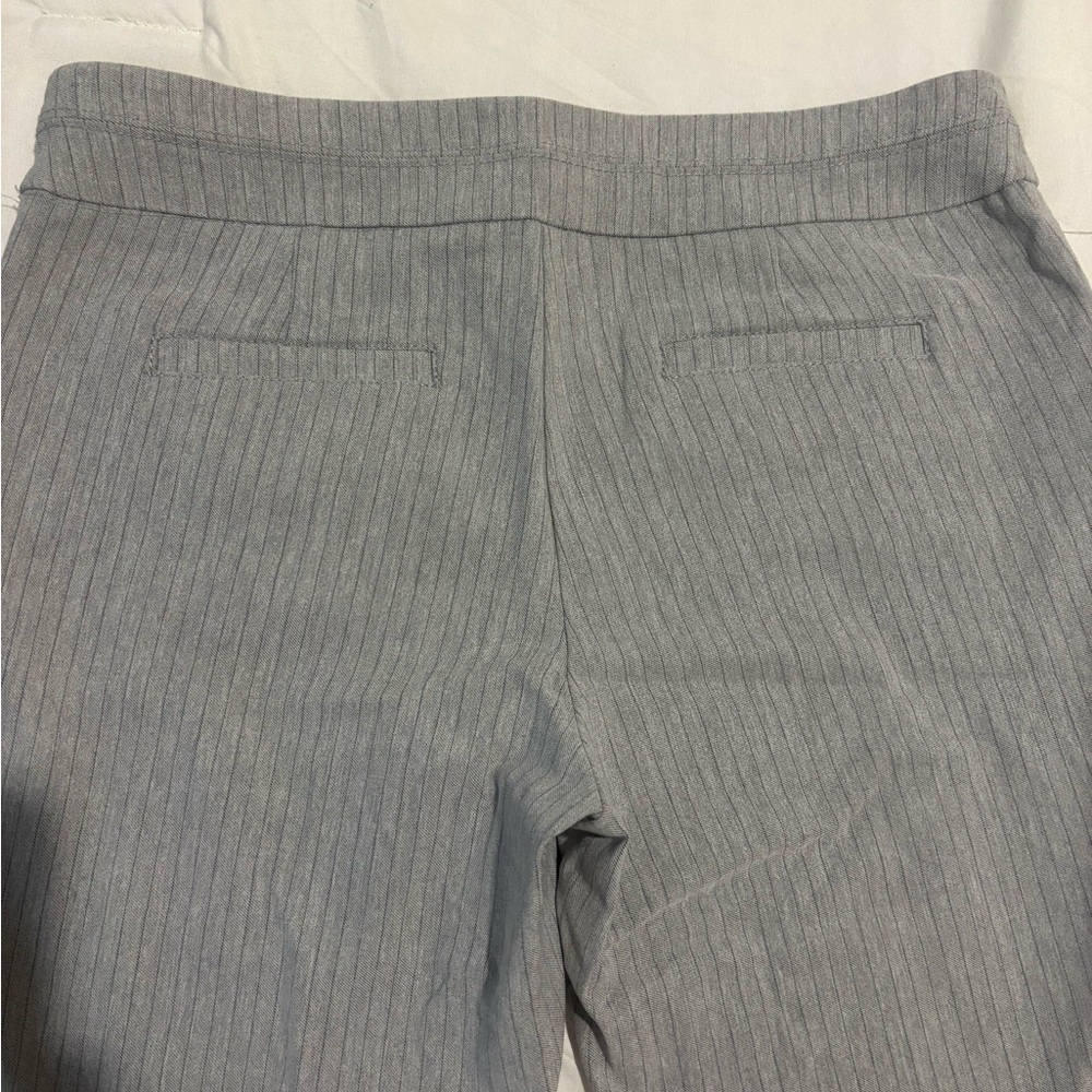 Apt. 9 Gray Striped Trousers